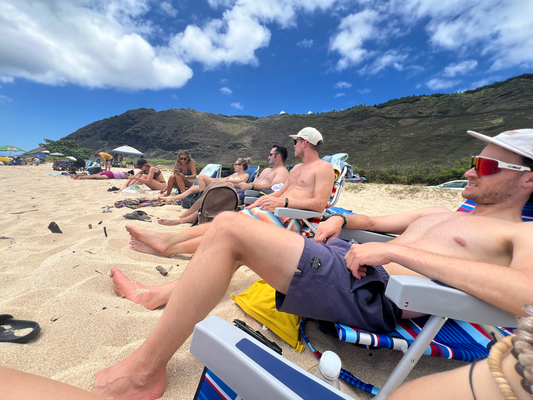Nacher am Strand im Weste obe nochli brüüne :)