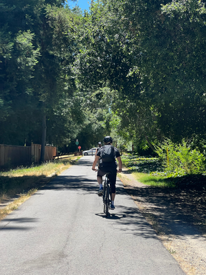 Samstig simmer vo Pleasanton nach fast San Ramon gfahre mitem Velo. 