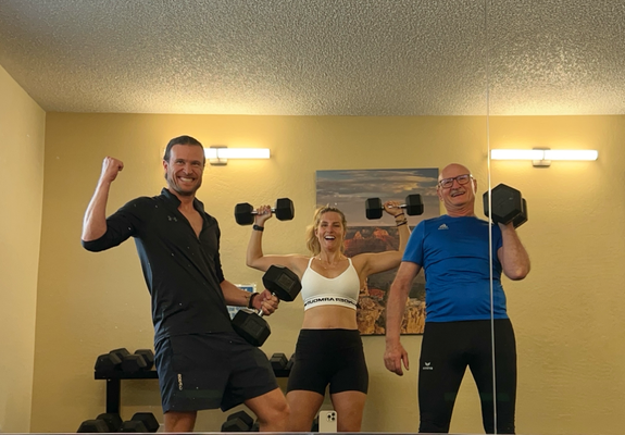 S'Hotelgym het natürli nöd ungnutzt dörfe bliibe :P