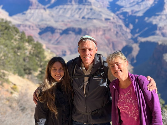 Bright Angel Trail am nächste Morge.