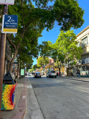 Berkeley - so viel Lüüt uf de Strass und wunderbari 25 Grad! :)