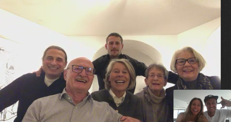 Wiehnachtstelifon mit de Famile Braunwalder <3