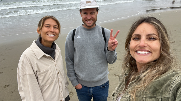Foggy Beach Walk.