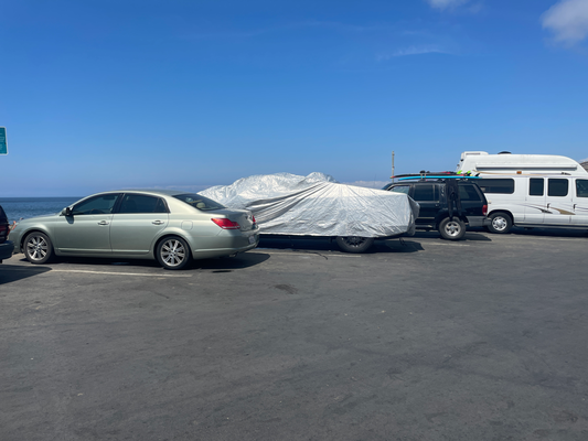 Entweder isch de Elon Musk am surfe, oder öbber het sin Cybertruck klaut