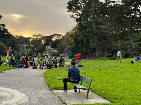 Wiehnacht am "Hippie-Hill" im GGP - gsehnder de Rauch ufstiege? :D