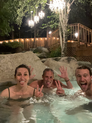 Hot Tub verdient nach dere Wanderig :) 