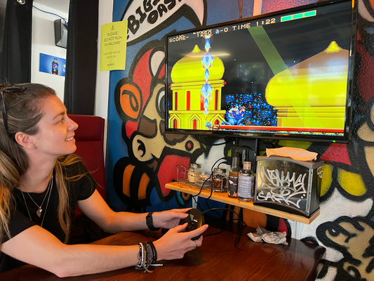 Haha, es Gamerlokal für de Znacht, aber nöd wegem game, sondern willd Pizza no guet usgseh hät :D
