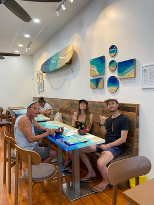 Poké Bowl nach Ahkunft in Waikiki :D oder im Papi sine Wort; "rohe Fisch" :-D