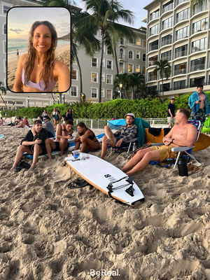 En Sunneuntergangs-Surf mit de Rahel und em Jake!