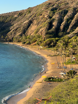 Hanauma Bay am Samstigmorge, denn vorallem no Sache erledigt und ad Beach ghängt.