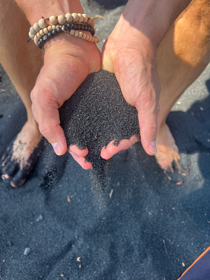 Black Sand Beach - obviously!