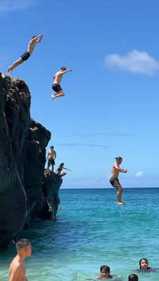 Waimea Beach - let's jump!