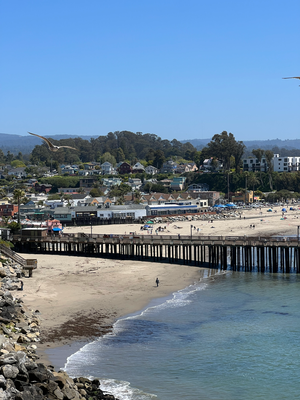 Capitola, es süesses Stedtli am Meer underhalb vo Santa Cruz