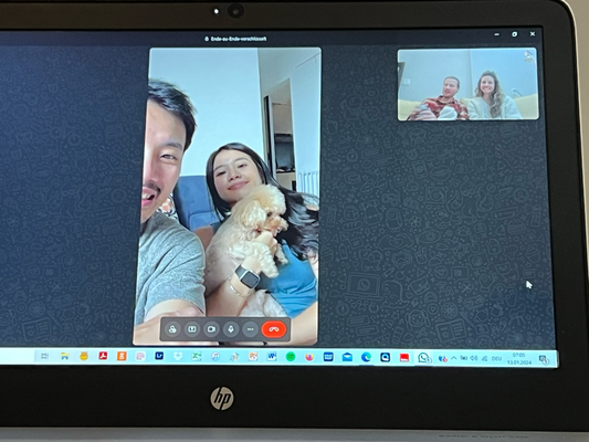 Singapur Fründe on Facetime <3
