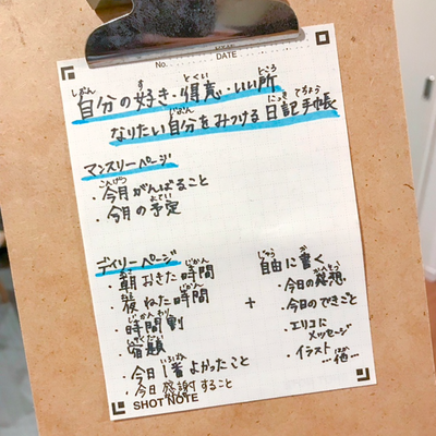 手帳日記で自分の好き 得意 を見つける 整理収納アドバイザー 収納スタイリスト吉川永里子 Room Me 片づけサービス 整理収納アドバイザー認定講座 自宅セミナー