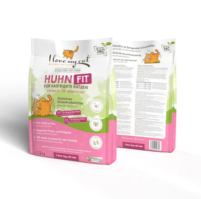 I love my cat Huhn fit