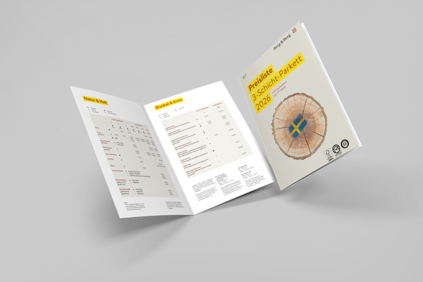 Berg & Berg Preisliste 2026