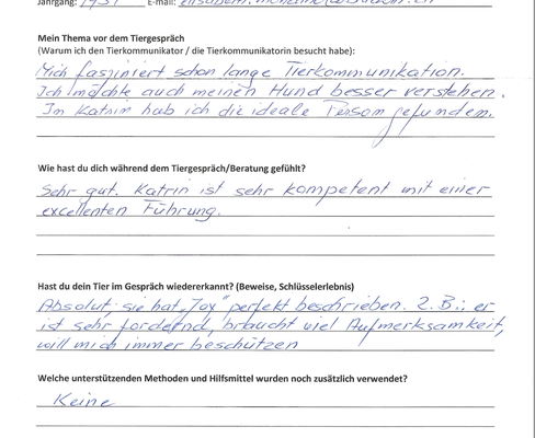 Gesundheitspraxis Katrin Hosner Komplementärtherapie Herzogenbuchsee