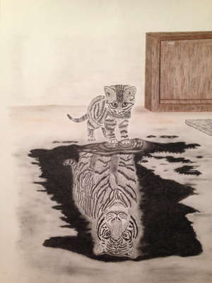 Kitty Tiger / Kohle A3