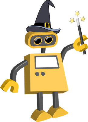 robot - technologie - sciences et techniques - smiley émoticône émoji cartoon clipart illustration - artémotic