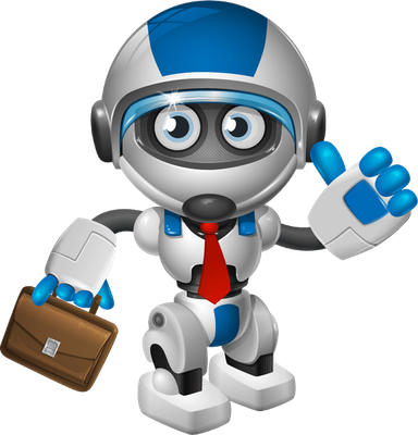 robot - technologie - sciences et techniques - smiley émoticône émoji cartoon clipart illustration - artémotic