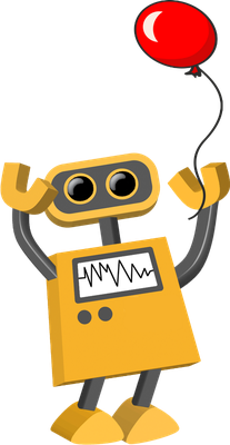 robot - technologie - sciences et techniques - smiley émoticône émoji cartoon clipart illustration - artémotic