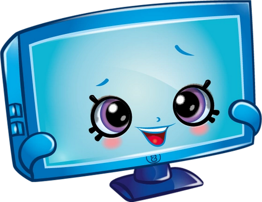 télévision - technologie - sciences et techniques - smiley émoticône émoji cartoon clipart illustration - artémotic