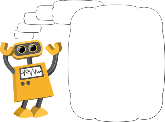 robot - technologie - sciences et techniques - smiley émoticône émoji cartoon clipart illustration - artémotic