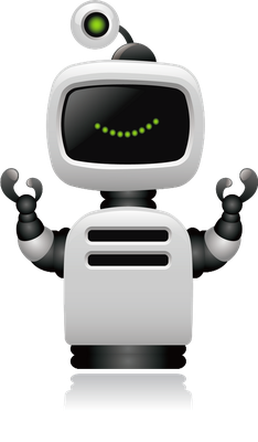 robot - technologie - sciences et techniques - smiley émoticône émoji cartoon clipart illustration - artémotic