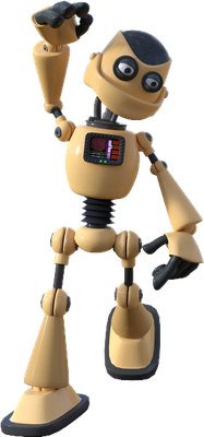 robot - technologie - sciences et techniques - smiley émoticône émoji cartoon clipart illustration - artémotic