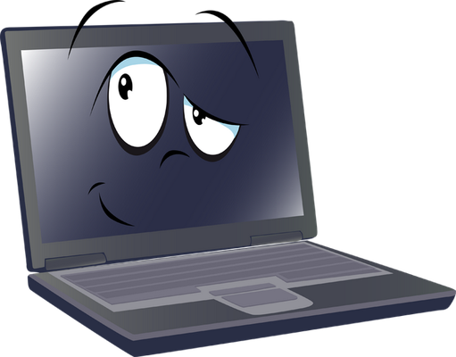 ordinateur - technologie - sciences et techniques - smiley émoticône émoji cartoon clipart illustration - artémotic