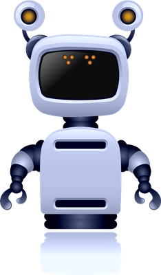 robot - technologie - sciences et techniques - smiley émoticône émoji cartoon clipart illustration - artémotic