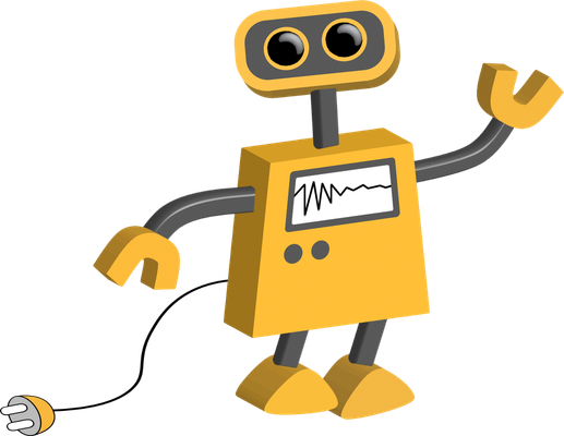 robot - technologie - sciences et techniques - smiley émoticône émoji cartoon clipart illustration - artémotic