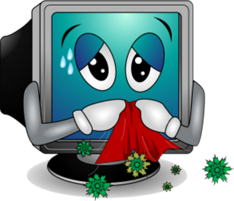 ordinateur - technologie - sciences et techniques - smiley émoticône émoji cartoon clipart illustration - artémotic