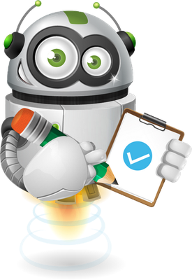 robot - technologie - sciences et techniques - smiley émoticône émoji cartoon clipart illustration - artémotic
