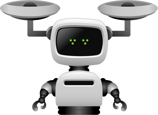 robot - technologie - sciences et techniques - smiley émoticône émoji cartoon clipart illustration - artémotic