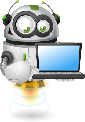robot - technologie - sciences et techniques - smiley émoticône émoji cartoon clipart illustration - artémotic