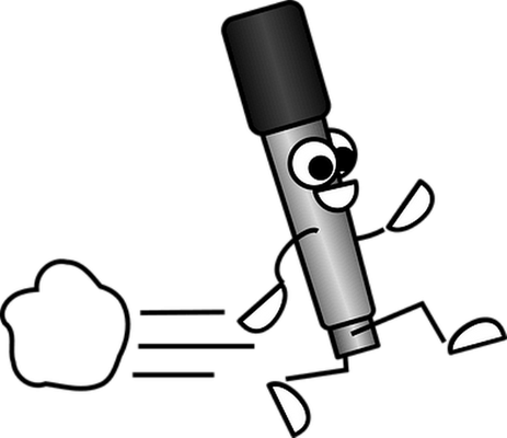 microphone - technologie - sciences et techniques - smiley émoticône émoji cartoon clipart illustration - artémotic