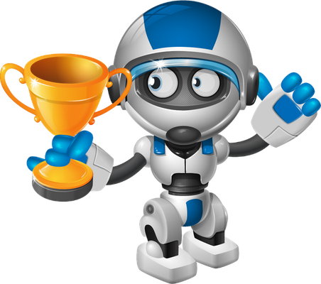 robot - technologie - sciences et techniques - smiley émoticône émoji cartoon clipart illustration - artémotic