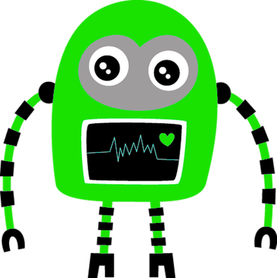 robot - technologie - sciences et techniques - smiley émoticône émoji cartoon clipart illustration - artémotic