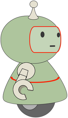 robot - technologie - sciences et techniques - smiley émoticône émoji cartoon clipart illustration - artémotic