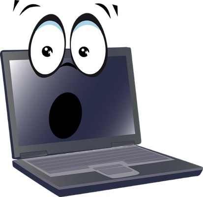 ordinateur - technologie - sciences et techniques - smiley émoticône émoji cartoon clipart illustration - artémotic