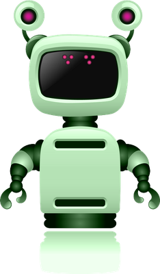 robot - technologie - sciences et techniques - smiley émoticône émoji cartoon clipart illustration - artémotic