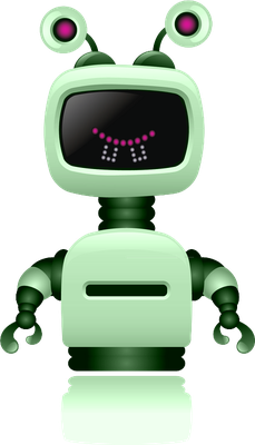robot - technologie - sciences et techniques - smiley émoticône émoji cartoon clipart illustration - artémotic