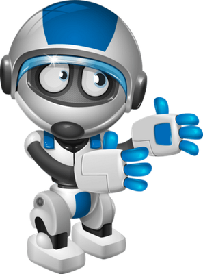 robot - technologie - sciences et techniques - smiley émoticône émoji cartoon clipart illustration - artémotic