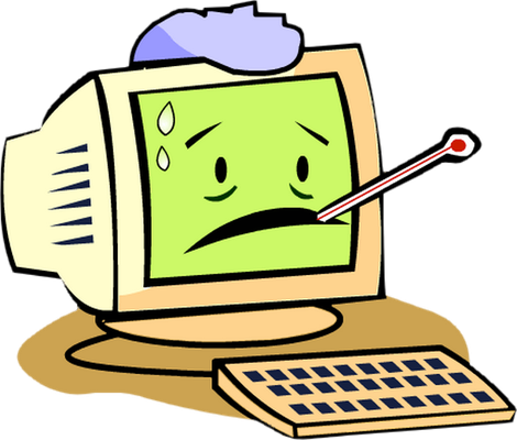 ordinateur - technologie - sciences et techniques - smiley émoticône émoji cartoon clipart illustration - artémotic