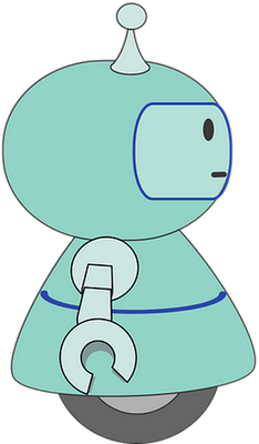 robot - technologie - sciences et techniques - smiley émoticône émoji cartoon clipart illustration - artémotic