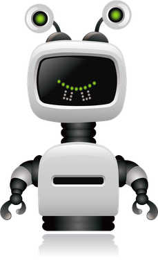 robot - technologie - sciences et techniques - smiley émoticône émoji cartoon clipart illustration - artémotic