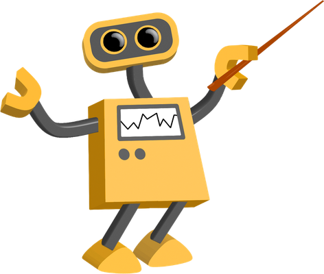 robot - technologie - sciences et techniques - smiley émoticône émoji cartoon clipart illustration - artémotic