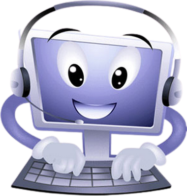 ordinateur - technologie - sciences et techniques - smiley émoticône émoji cartoon clipart illustration - artémotic